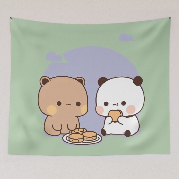 Item preview, Bubu and Dudu Eat Chinese Moon Cake designed and sold by PandaBearShop.