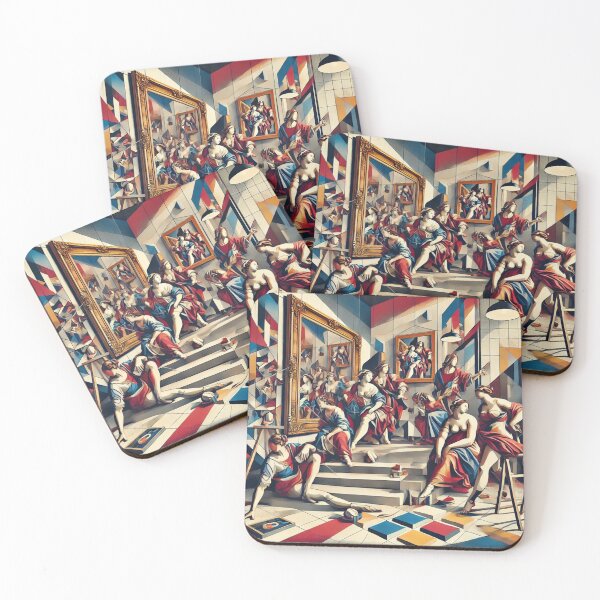 Item preview, Abstract Reinvention of Las Meninas designed and sold by KittyKatto.