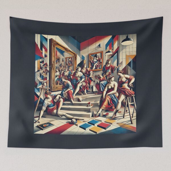 Item preview, Abstract Reinvention of Las Meninas designed and sold by KittyKatto.