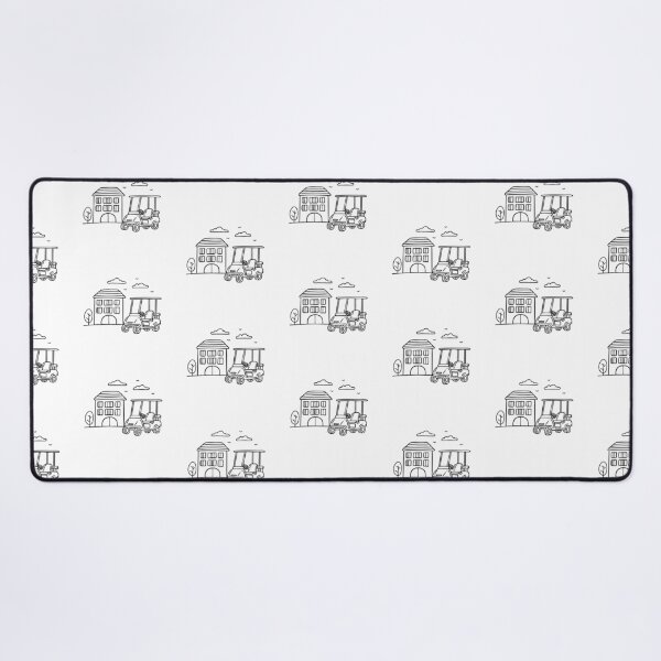 Item preview, Doodle illustration of a family riding in a golf cart designed and sold by rasagamastore.
