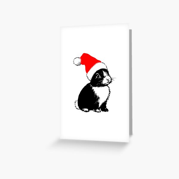 Aperçu de l'œuvre Lapin de Noël créée et vendue par JollyCritters.