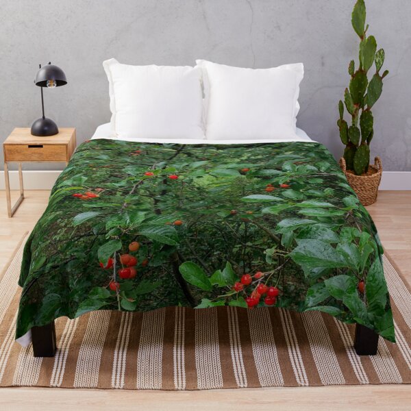 Item preview, Wild Red Cherries in the Woods designed and sold by Quoppidou.