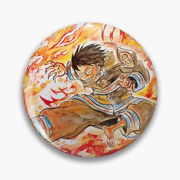 Item preview, Shinra Fire Kick designed and sold by Inkhov Art.