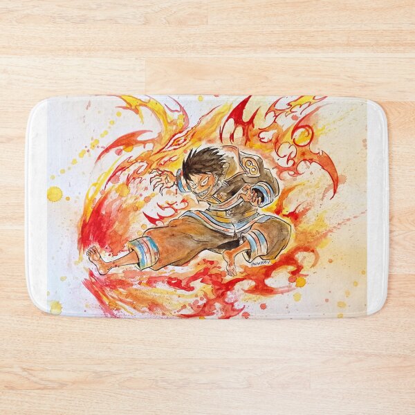 Item preview, Shinra Fire Kick designed and sold by Inkhov Art.
