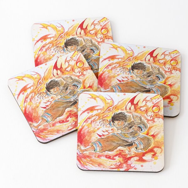 Item preview, Shinra Fire Kick designed and sold by Inkhov Art.