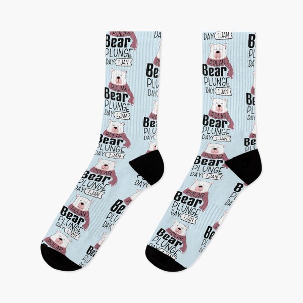Item preview, 1 January Polar Bear Plunge Day - Wacky Holidays designed and sold by ChemicalXShop.