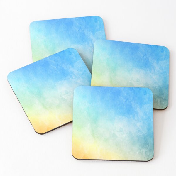 Item preview, Beautiful Colorful  Blue Orange Yellow Watercolor Background designed and sold by Erlin Rudho.