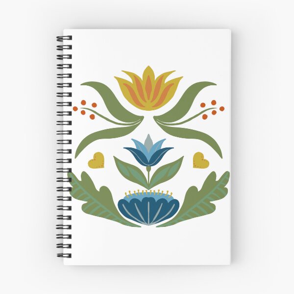 Item preview, Folk Art Blooms designed and sold by SaichaDesign.