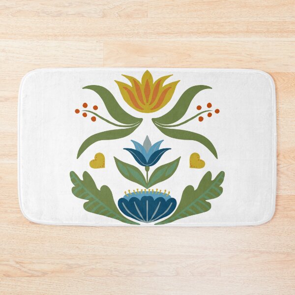 Item preview, Folk Art Blooms designed and sold by SaichaDesign.