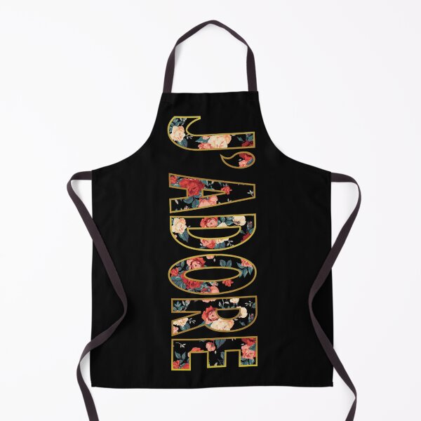 Item preview, J'Adore Adore French Love Floral Black Red White Gold Romance designed and sold by PaintedRose.