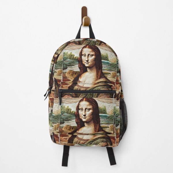 Item preview, Stitched Elegance: The Embroidered Mona Lisa designed and sold by KittyKatto.