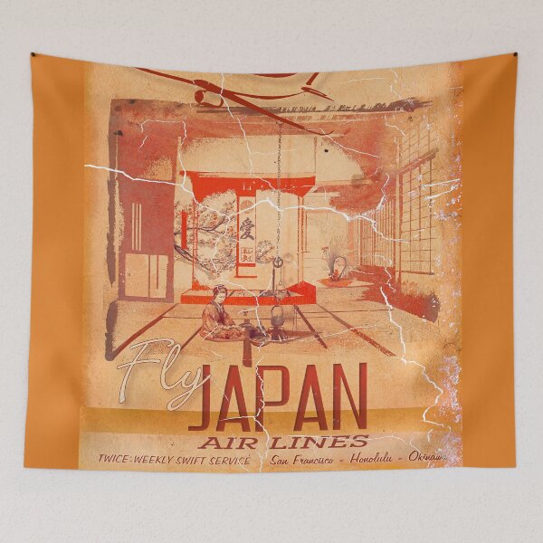 Item preview, "FLY JAPAN" (Tourist Poster) designed and sold by PrivateVices.