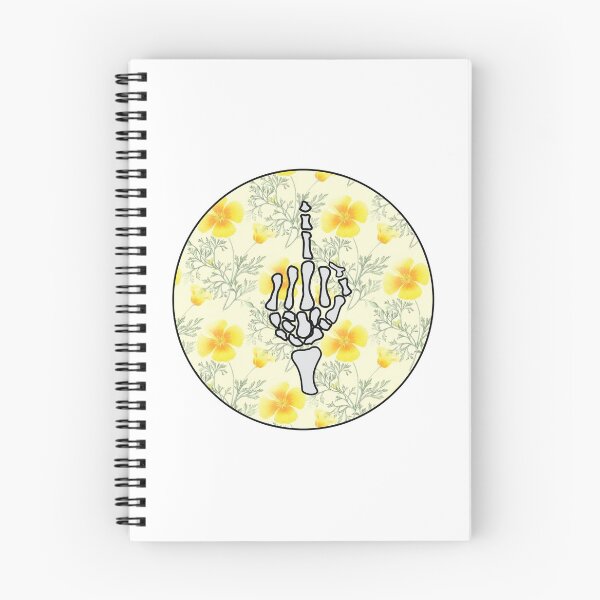 Item preview, Floral Yellow Middle Finger designed and sold by happygocasey.