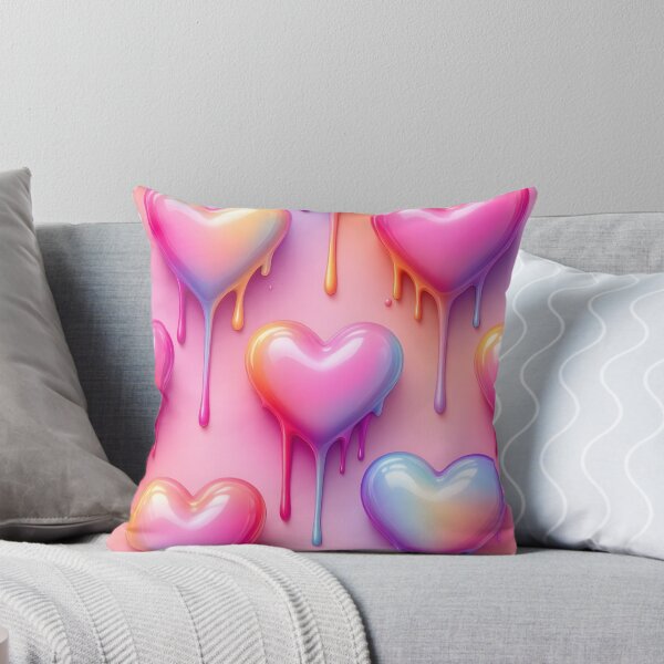 Item preview, Melting Heart – Vibrant Dripping Rainbow Heart Design designed and sold by LaLi-Designs.