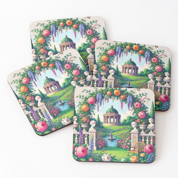 Item preview, Pixelated garden theme designed and sold by Sugar Wisdom .