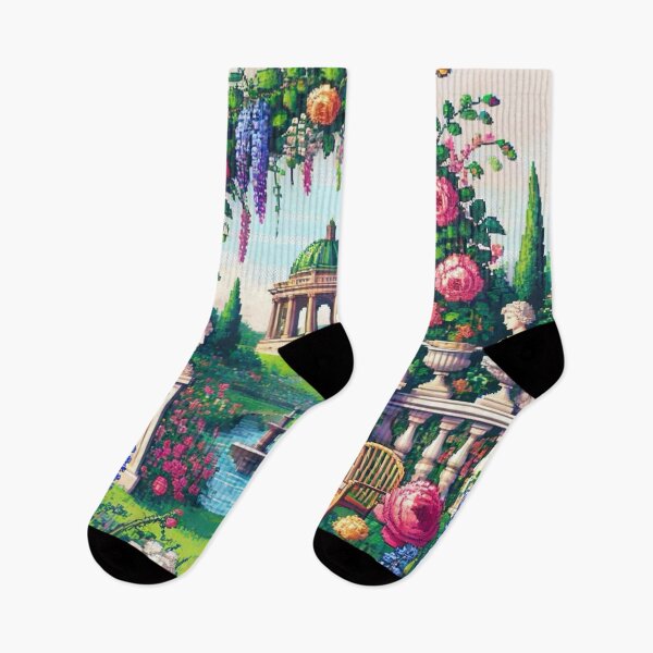 Item preview, Pixelated garden theme designed and sold by Sugar Wisdom .