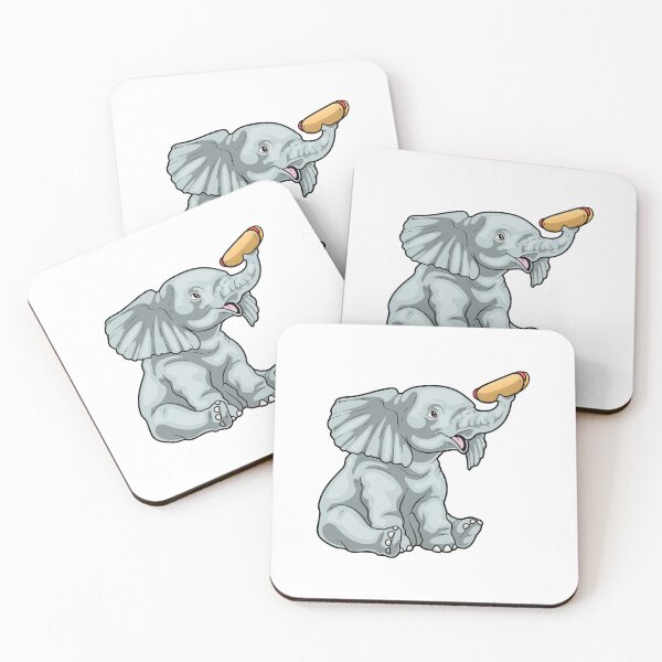 Item preview, Elephant Hotdog designed and sold by Snabdesign84.