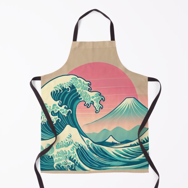 Item preview, Modern Interpretation of The Great Wave in Soft Pastel Tones designed and sold by KittyKatto.