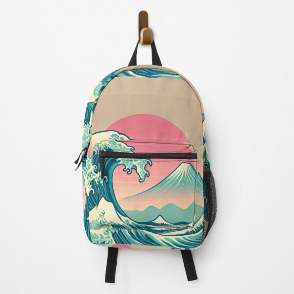 Item preview, Modern Interpretation of The Great Wave in Soft Pastel Tones designed and sold by KittyKatto.