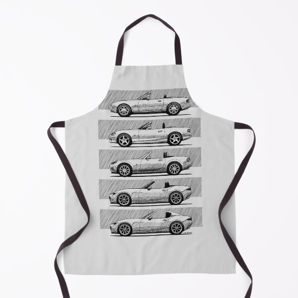 Item preview, My drawing of the Japanese roadster car of all generations designed and sold by designjaag.