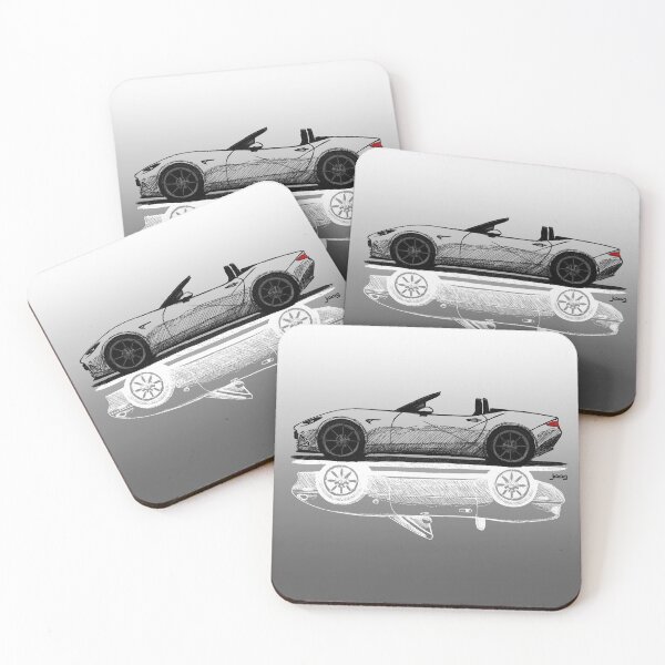 Item preview, My drawing of the Japanese roadster car ND and NA designed and sold by designjaag.