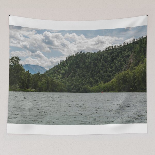 Item preview, River Journey Through Forested Hills designed and sold by PixelBirch.