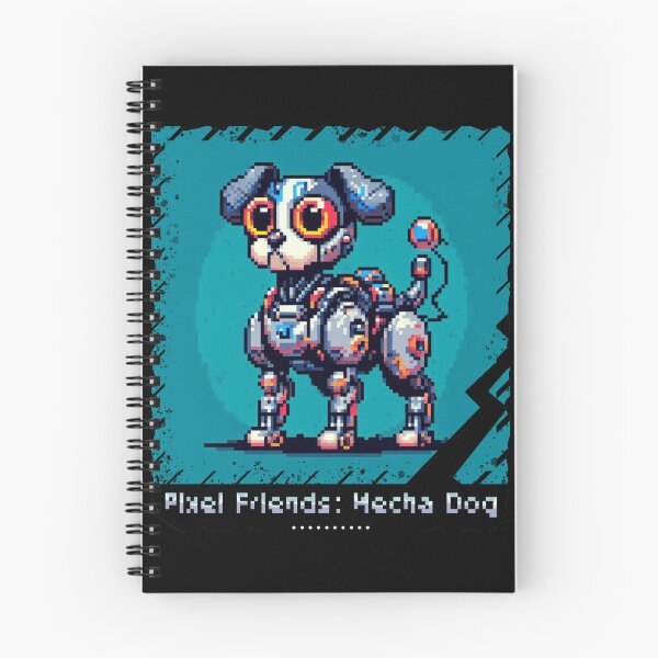 Item preview, Pixel Friends: Mecha Dog designed and sold by TrippyBunnyShop.