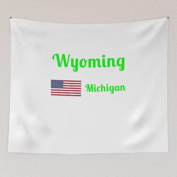 Item preview, Wyoming Michigan - Stylish Prints, designed and sold by Fleetwood1994.