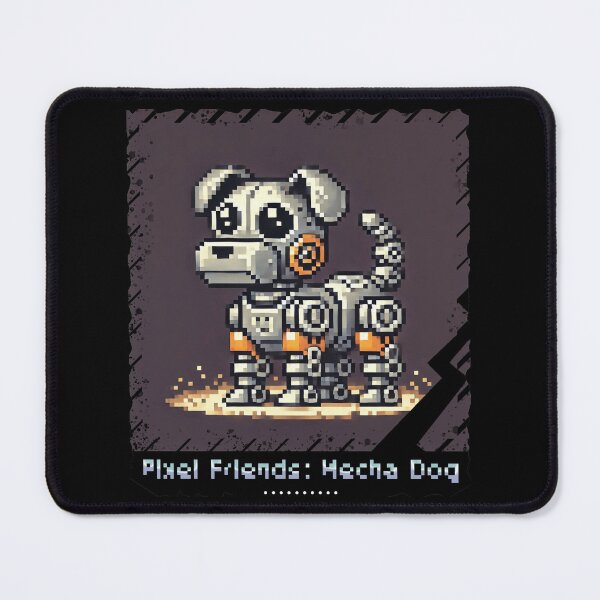 Item preview, Pixel Friends: Mecha Dog designed and sold by TrippyBunnyShop.
