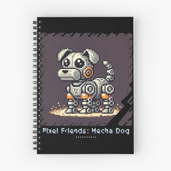 Item preview, Pixel Friends: Mecha Dog designed and sold by TrippyBunnyShop.