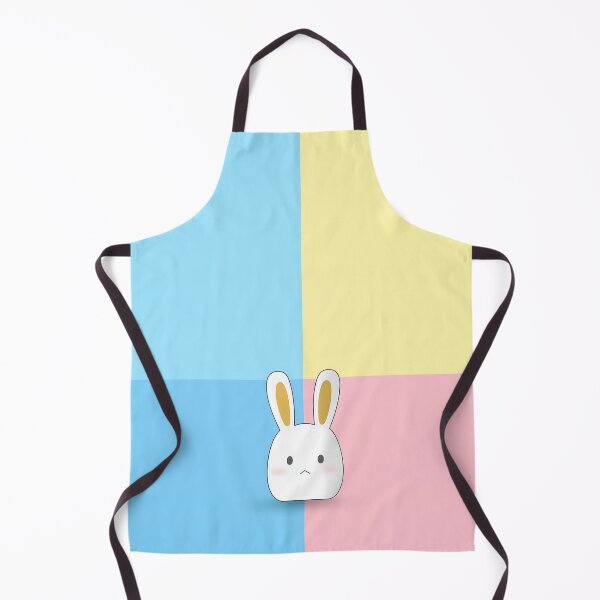 Item preview, Cute Minimalist Rabbit Icon With Pastel Background designed and sold by GoldenTealArts.