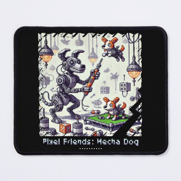 Item preview, Pixel Friends: Mecha Dog designed and sold by TrippyBunnyShop.