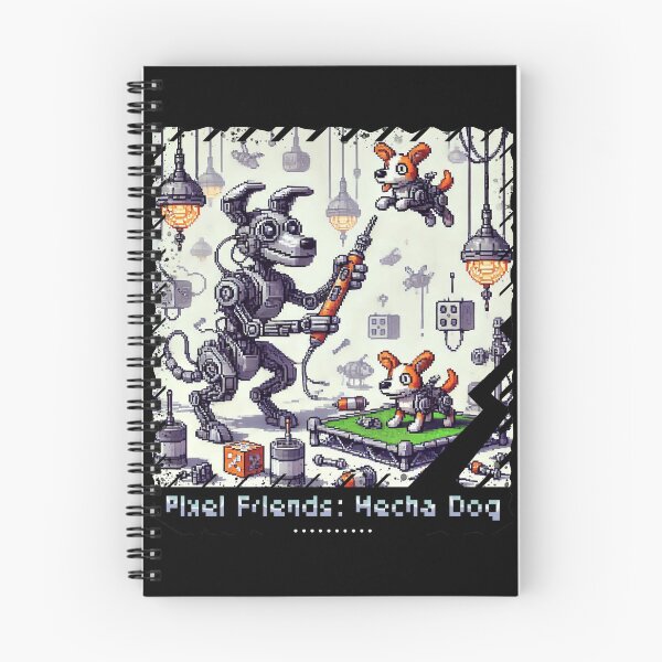 Item preview, Pixel Friends: Mecha Dog designed and sold by TrippyBunnyShop.