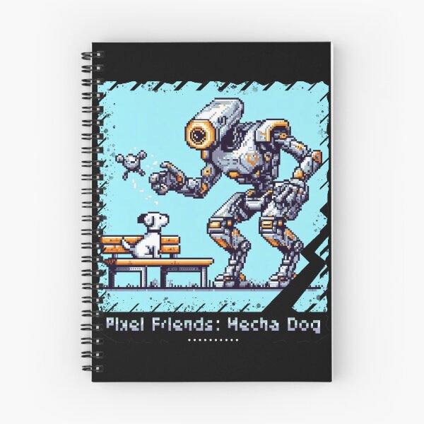 Item preview, Pixel Friends: Mecha Dog designed and sold by TrippyBunnyShop.