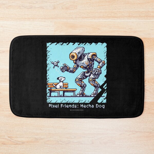 Item preview, Pixel Friends: Mecha Dog designed and sold by TrippyBunnyShop.