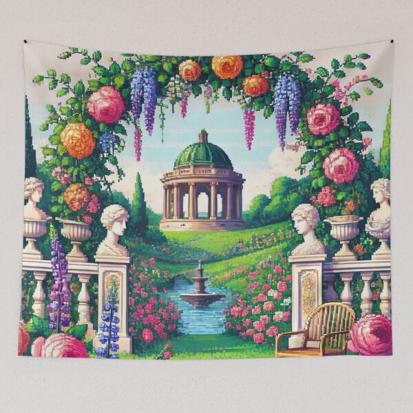 Item preview, Pixelated garden theme designed and sold by Sugar Wisdom .