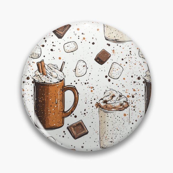 Item preview, Winter Tea with Snowflakes and Pinecones designed and sold by Piotrek0001.