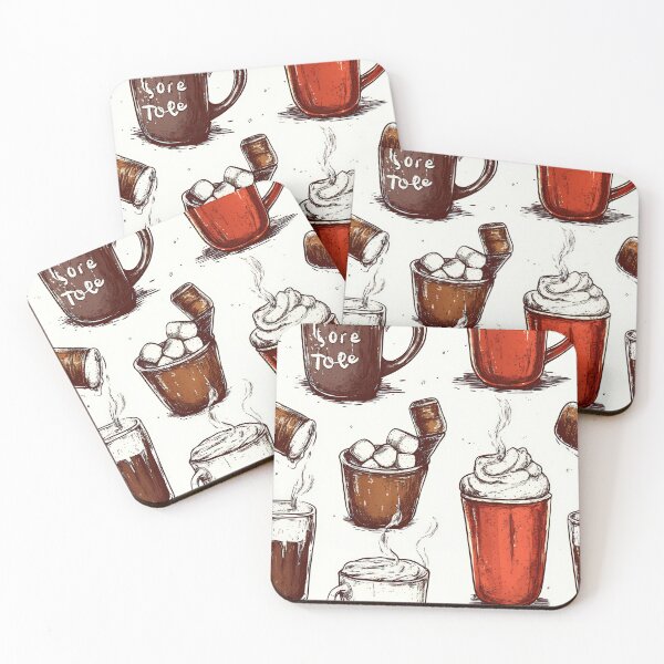 Item preview, Hot Tea with Pine Branch and Snow Accents designed and sold by Piotrek0001.