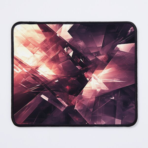 Item preview, Abstract Crystal Design With Sharp Geometric Edges designed and sold by GoldenTealArts.