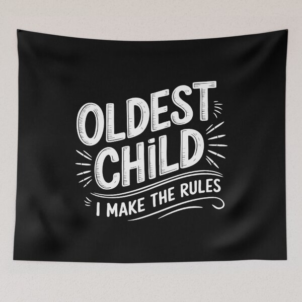 Item preview, Oldest Child Make The Rules Funny Family Sibling Humor Gift designed and sold by w1ckerman.