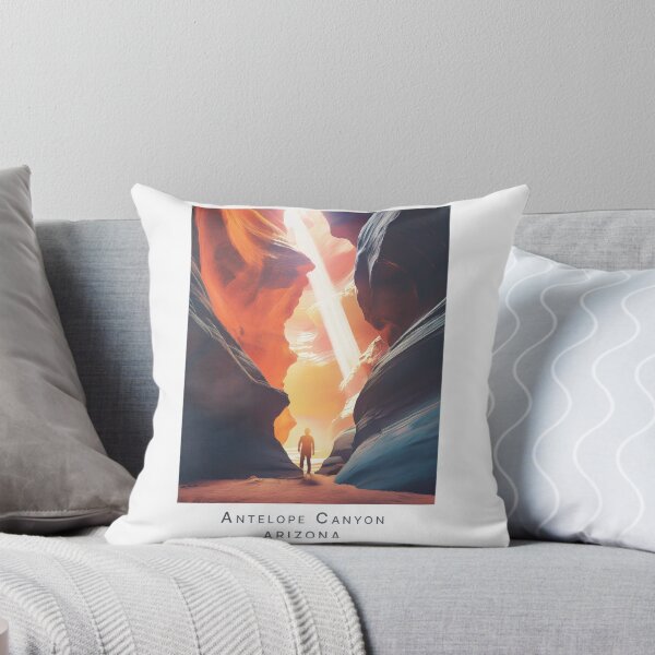 Item preview, Minimalist Antelope Canyon Travel Poster – Breathtaking Natural Wonder in Arizona designed and sold by pod24.
