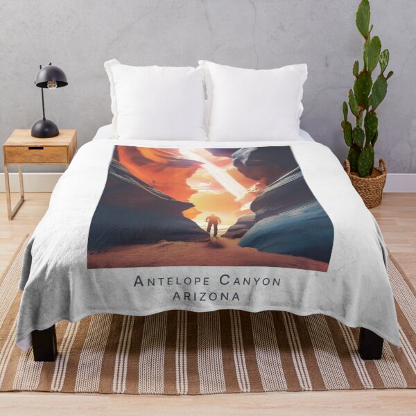 Item preview, Minimalist Antelope Canyon Travel Poster – Breathtaking Natural Wonder in Arizona designed and sold by pod24.