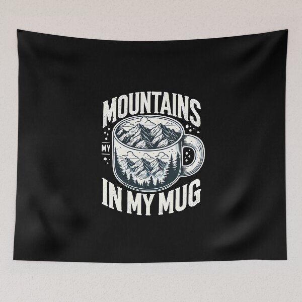 Item preview, Mountains In My Mug Adventure designed and sold by Be-Adventurous.