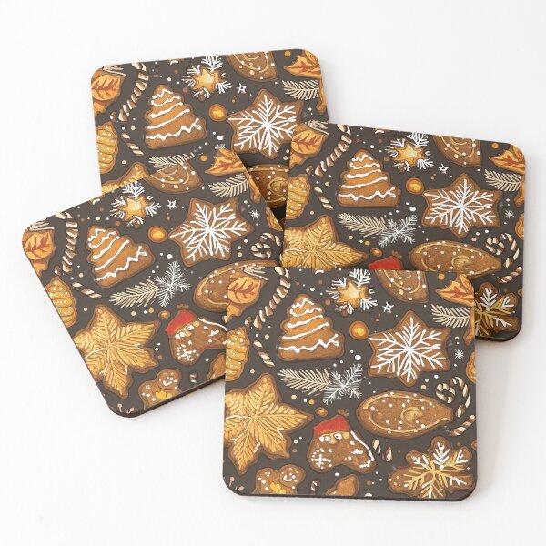 Item preview, Warm Gingerbread with Cinnamon and Ornaments designed and sold by Piotrek0001.