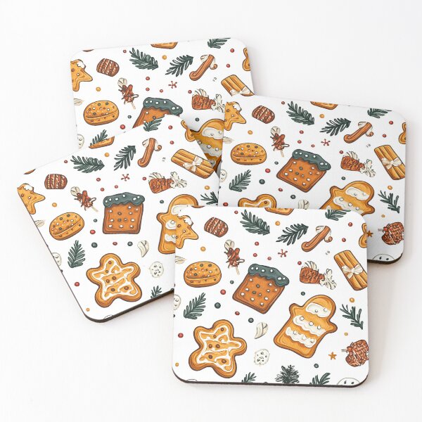 Item preview, Sweet Gingerbread Art with Seasonal Colors designed and sold by Piotrek0001.
