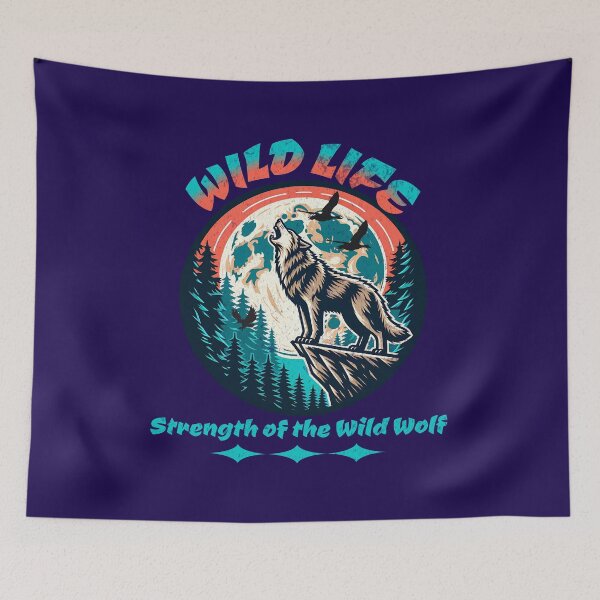 Item preview, Strength of the Wild Wolf designed and sold by ksx23Design.