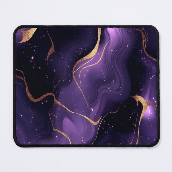 Item preview, Elegant Purple And Gold Marble Background designed and sold by GoldenTealArts.