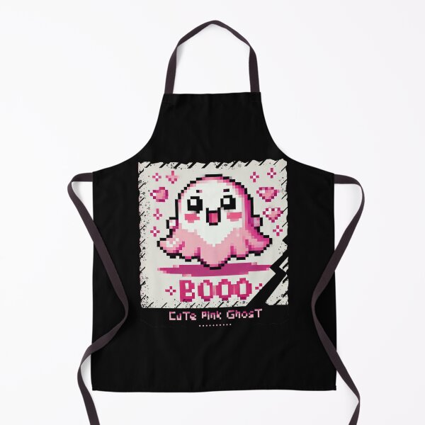 Item preview, Cute Pink Ghost: Sweet and Spooky (Booo) designed and sold by TrippyBunnyShop.