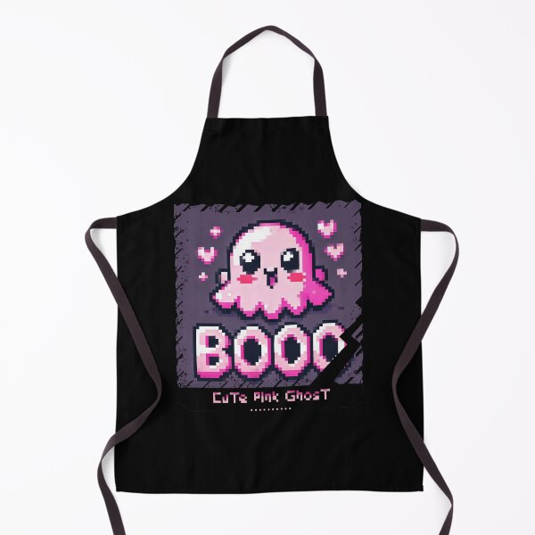 Item preview, Cute Pink Ghost: Sweet and Spooky (Booo) designed and sold by TrippyBunnyShop.