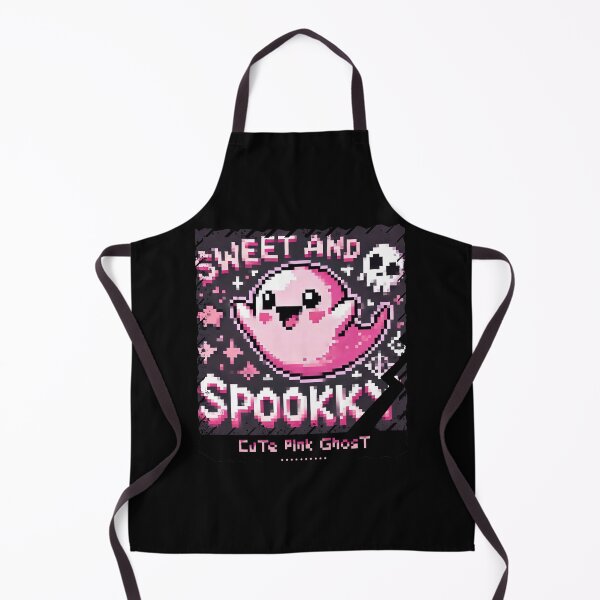 Item preview, Cute Pink Ghost: Sweet and Spooky designed and sold by TrippyBunnyShop.